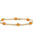tijdloze armband die niet verkleurd met citrine quartz edelsteen