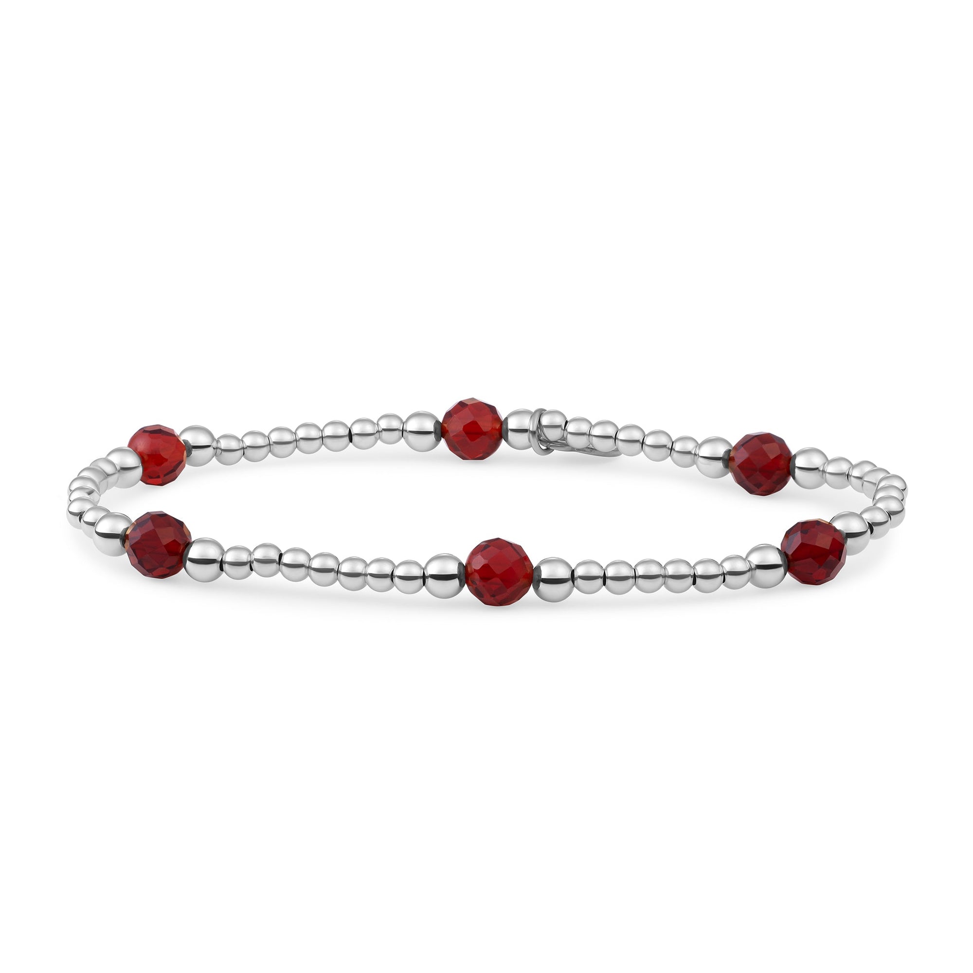 kralenarmband met ruby quartz edelsteen voor dames van Sparkling
