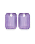 Amethyst Baguette oorbel edelstenen