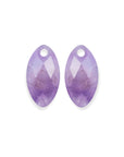 Amethyst Leaf oorbel edelstenen