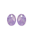 Amethyst Medium Oval oorbel edelstenen