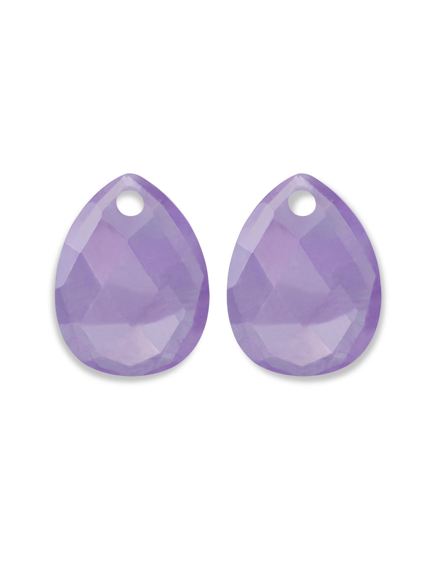 Amethyst - Afterglow oorbel edelstenen