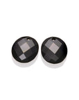 Onyx Large Oval oorbel edelstenen
