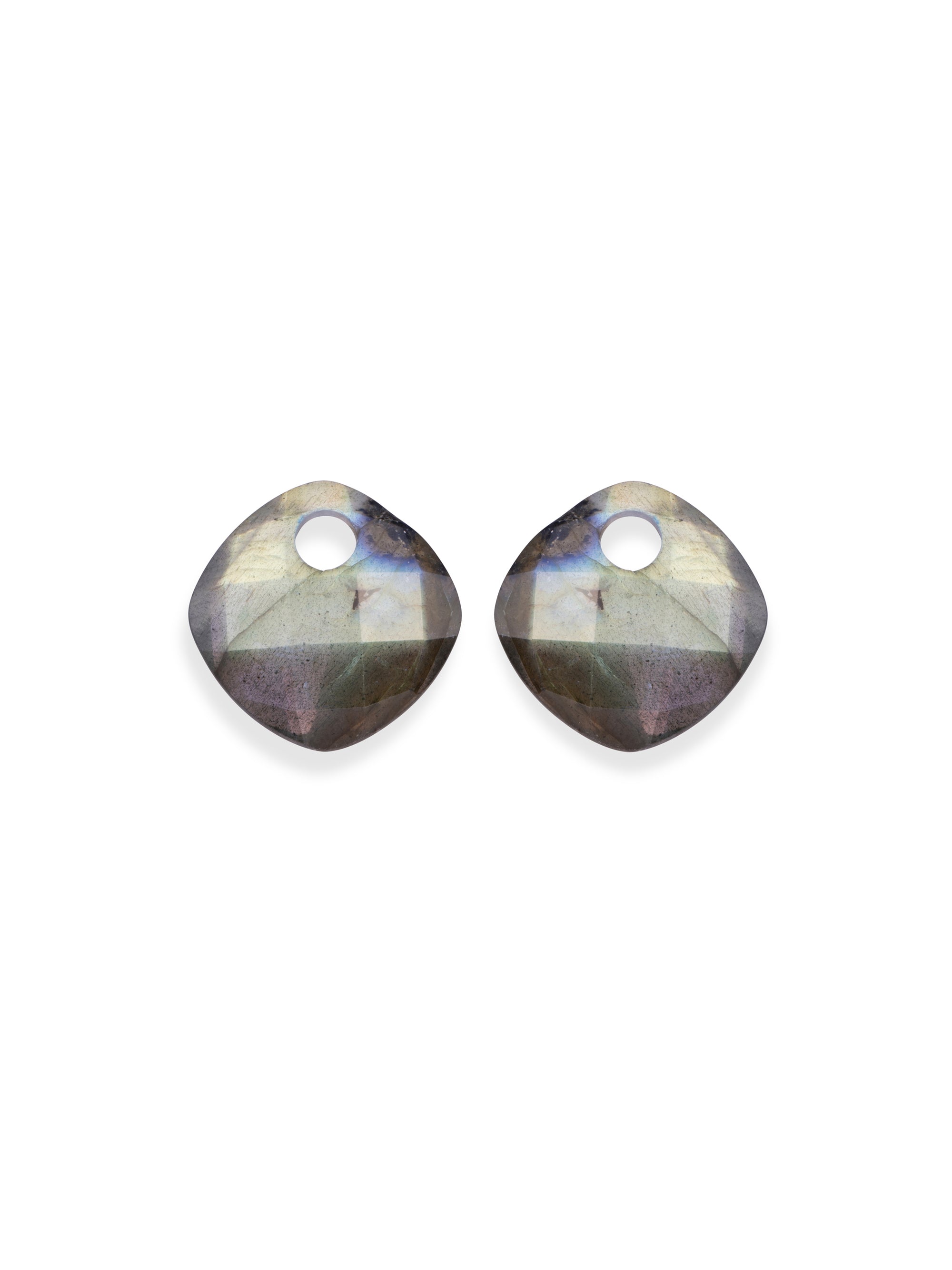 Labradorite Cushion Cut oorbel edelstenen