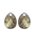 Labradorite Afterglow oorbel edelstenen