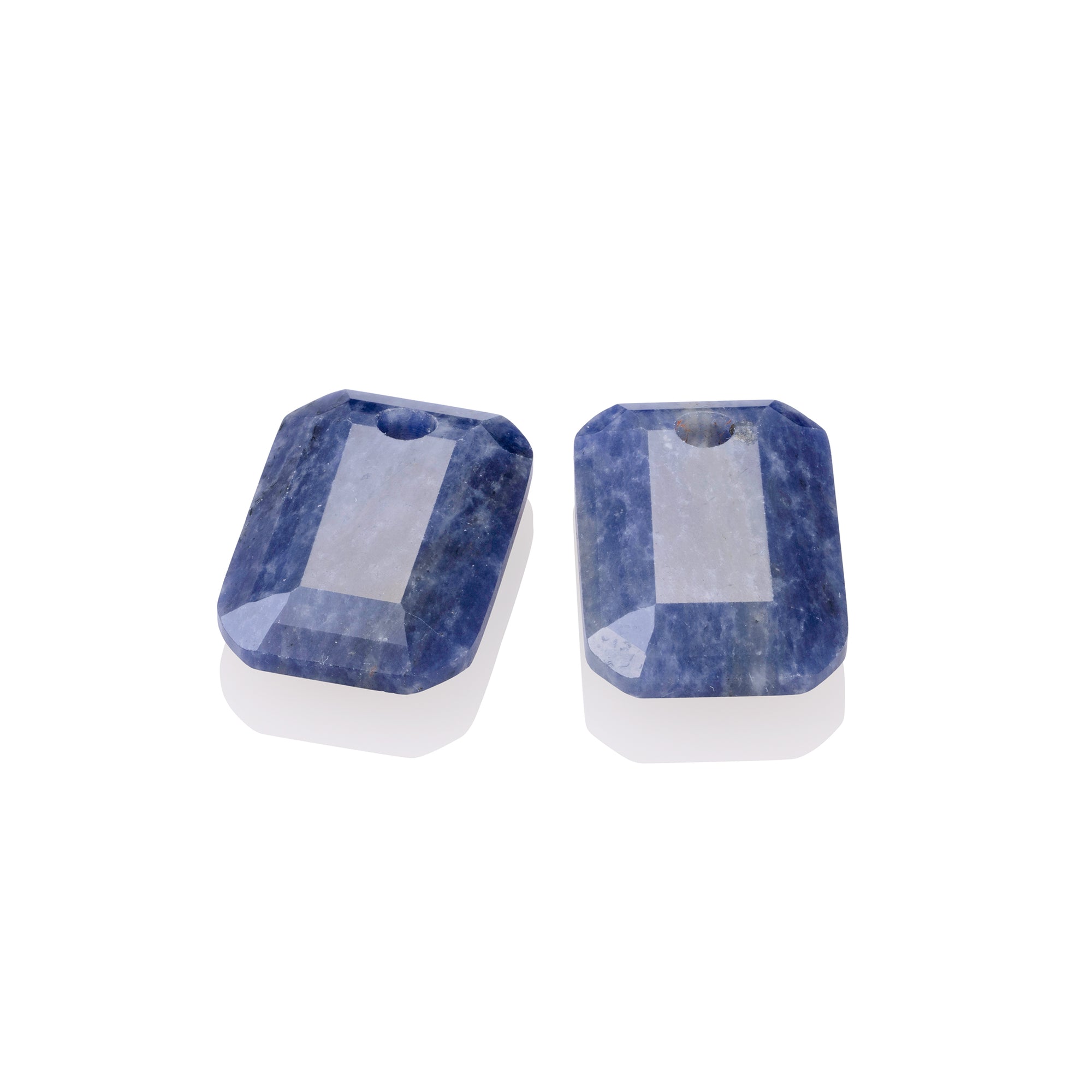 Sodalite Baguette Oorbel Edelstenen