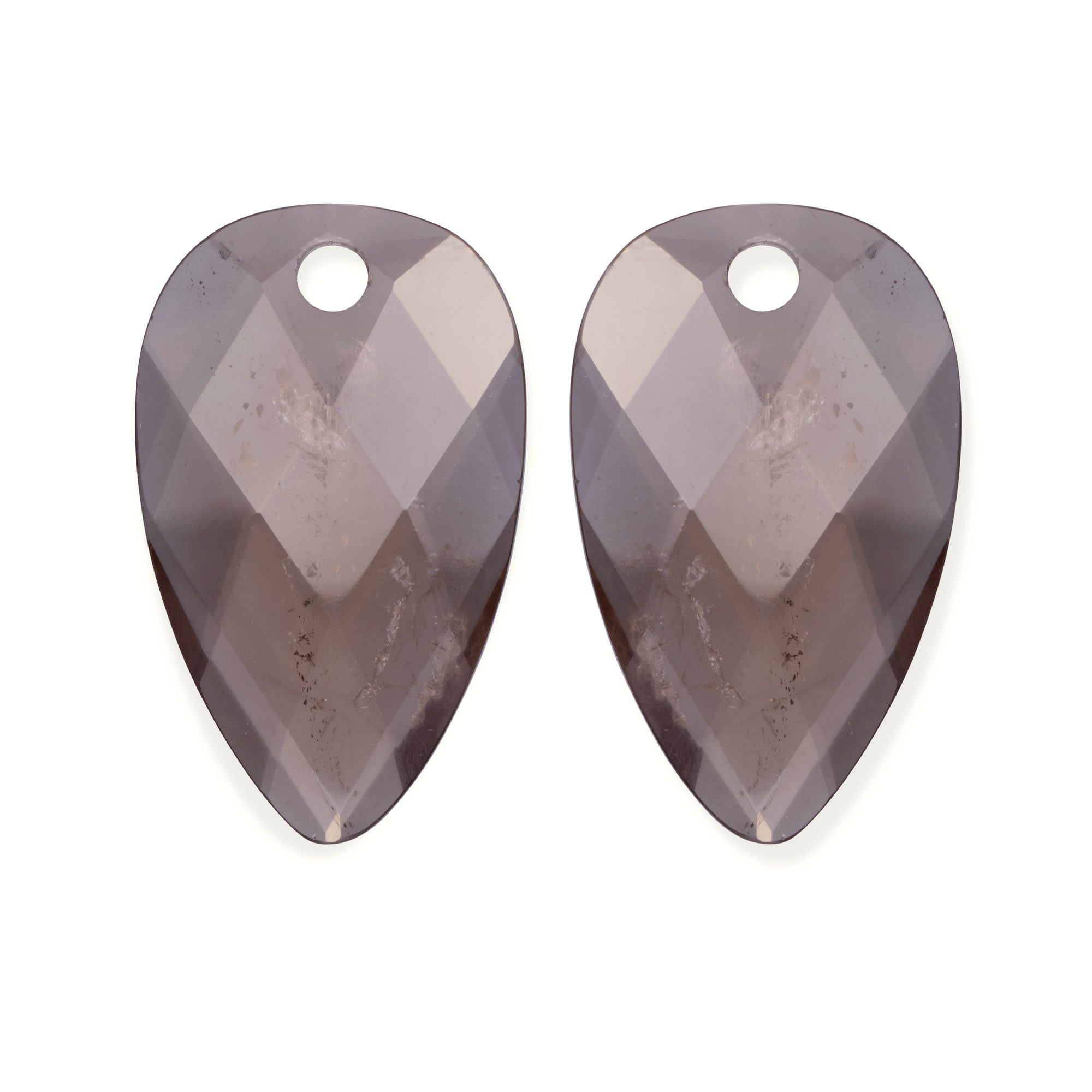 Smoky Quartz Blossom oorbel edelstenen