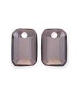 Smoky Quartz Baguette oorbel edelstenen