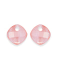 Cherry Quartz Cushion Cut oorbel edelstenen