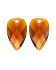 Citrine Quartz Blossom oorbel edelstenen
