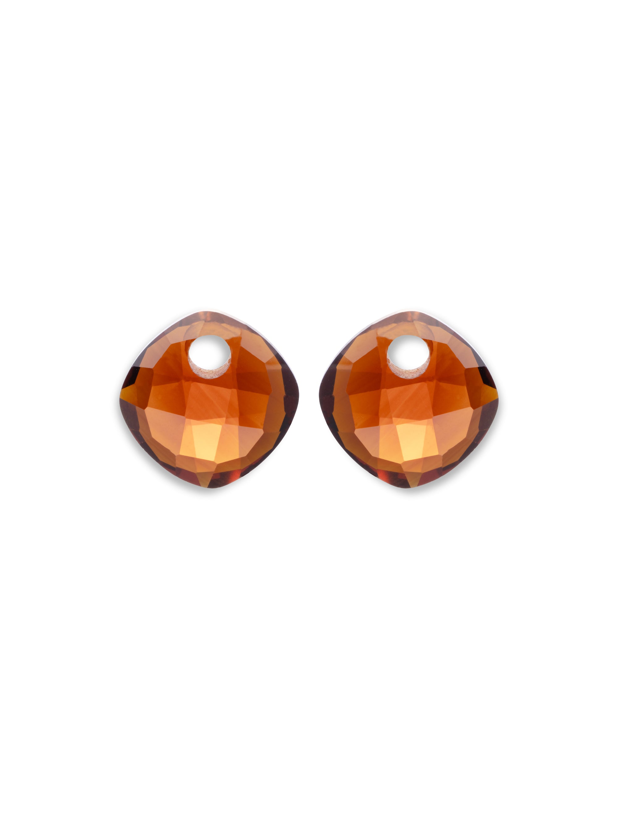 Citrine Quartz Cushion Cut oorbel edelstenen