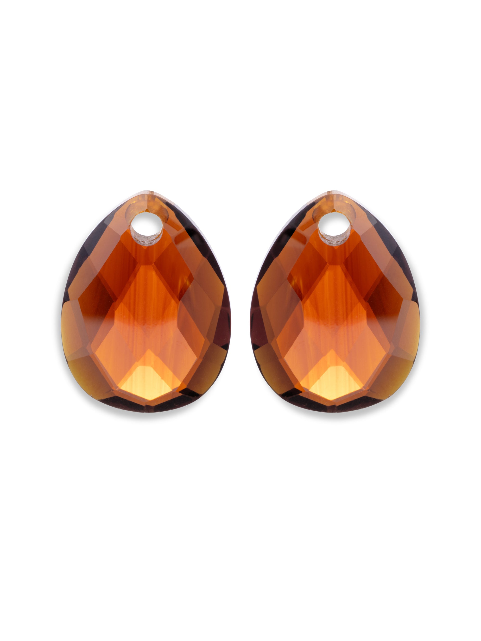 Citrine Quartz Afterglow oorbel edelstenen