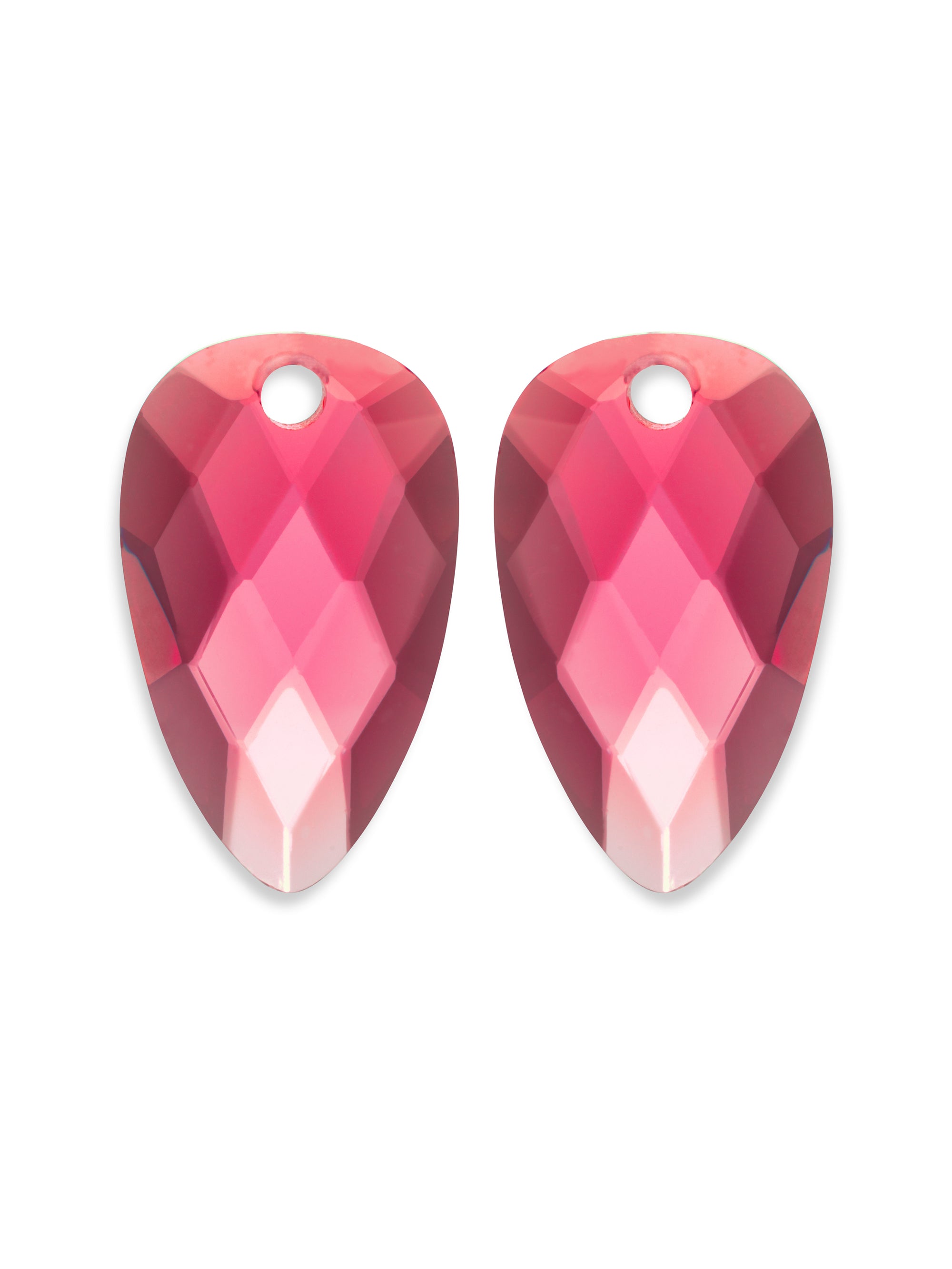 Fuchsia Quartz Blossom oorbel edelstenen