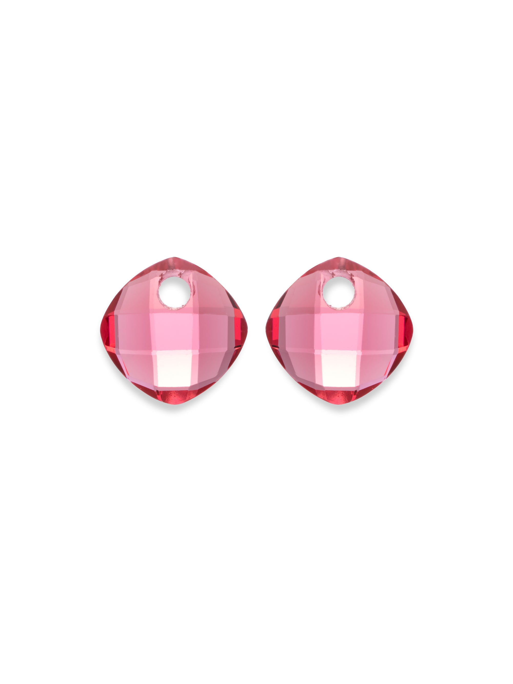 Fuchsia Quartz Cushion Cut oorbel edelstenen