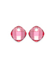 Fuchsia Quartz Cushion Cut oorbel edelstenen