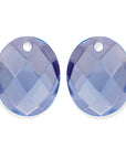 Aquamarine Quartz Large Oval oorbel edelstenen