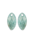 Rich Green Amazonite Leaf oorbel edelstenen
