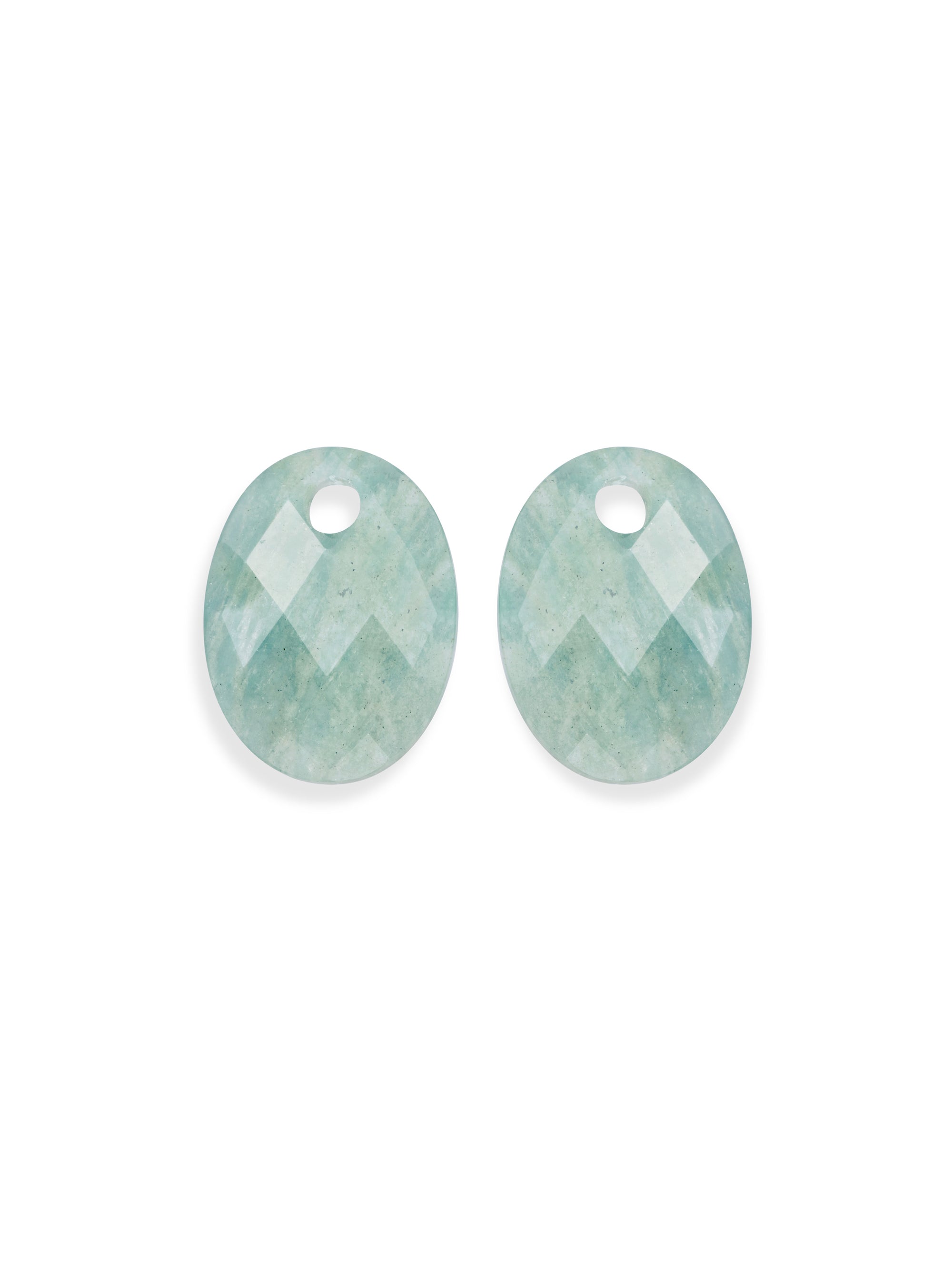 Rich Green Amazonite Medium Oval oorbel edelstenen