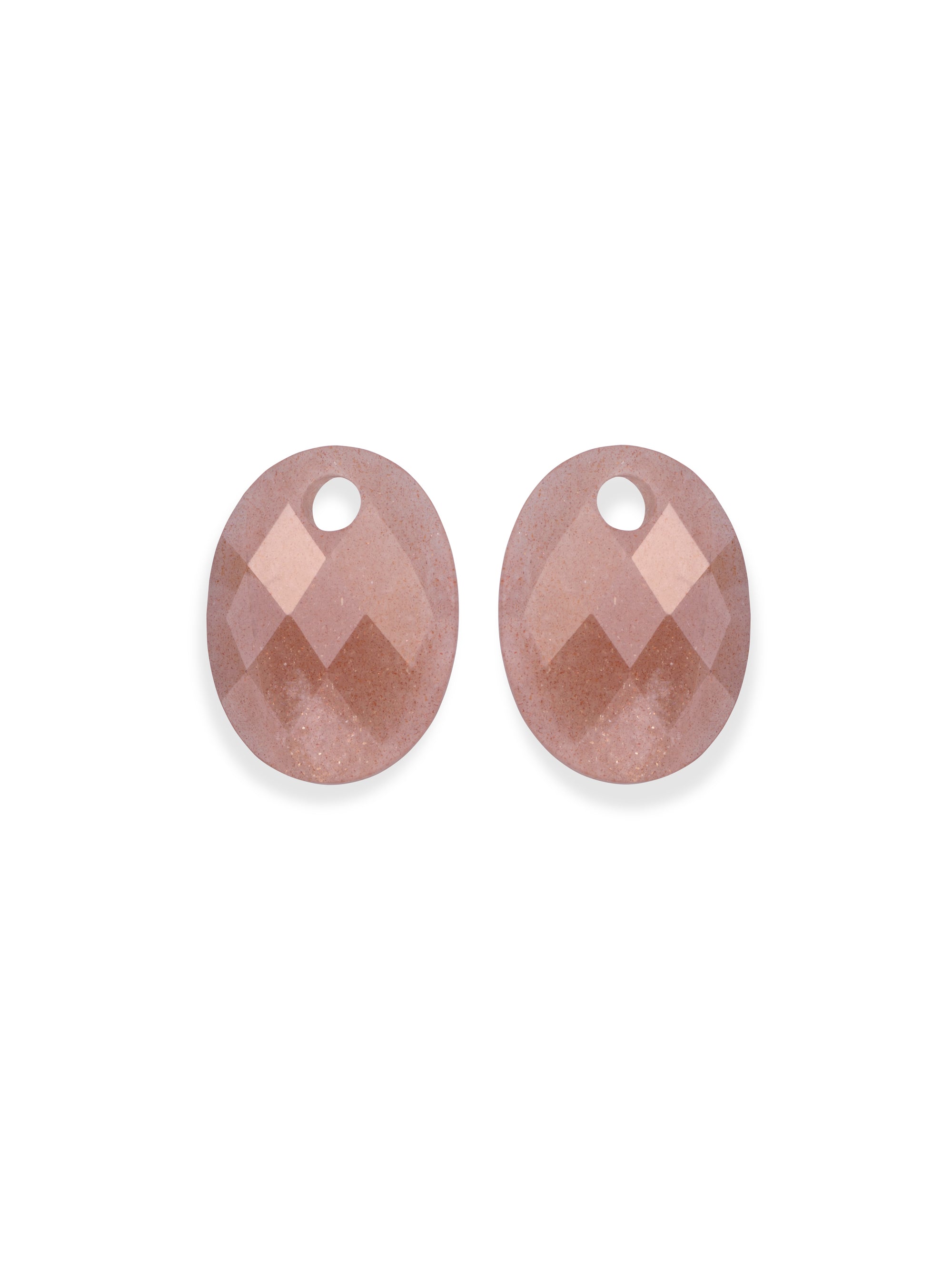 Sunstone Medium Oval oorbel edelstenen