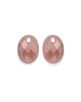 Sunstone Medium Oval oorbel edelstenen