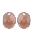 Sunstone Large Oval oorbel edelstenen