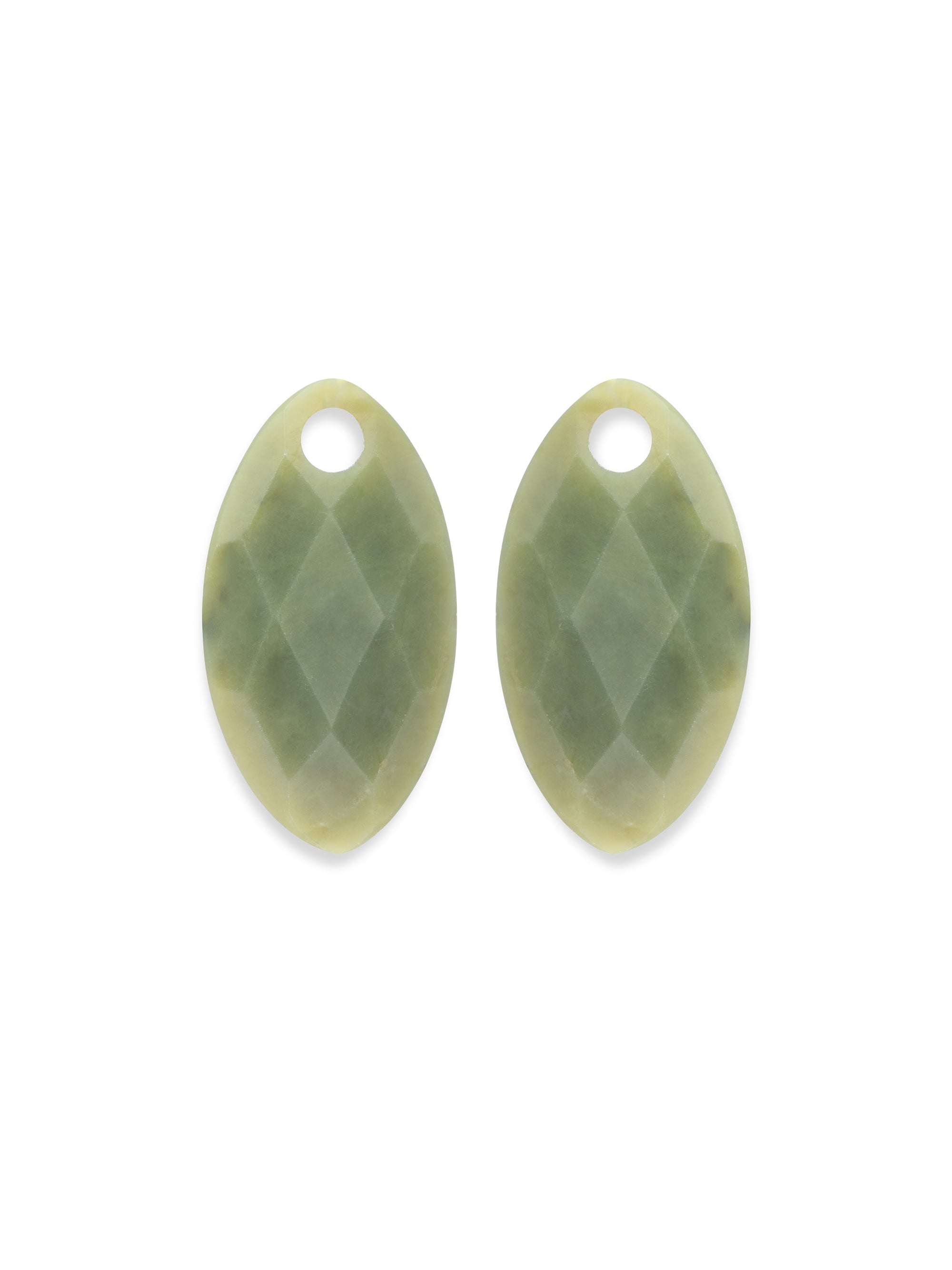 Southern Jade Leaf oorbel edelstenen