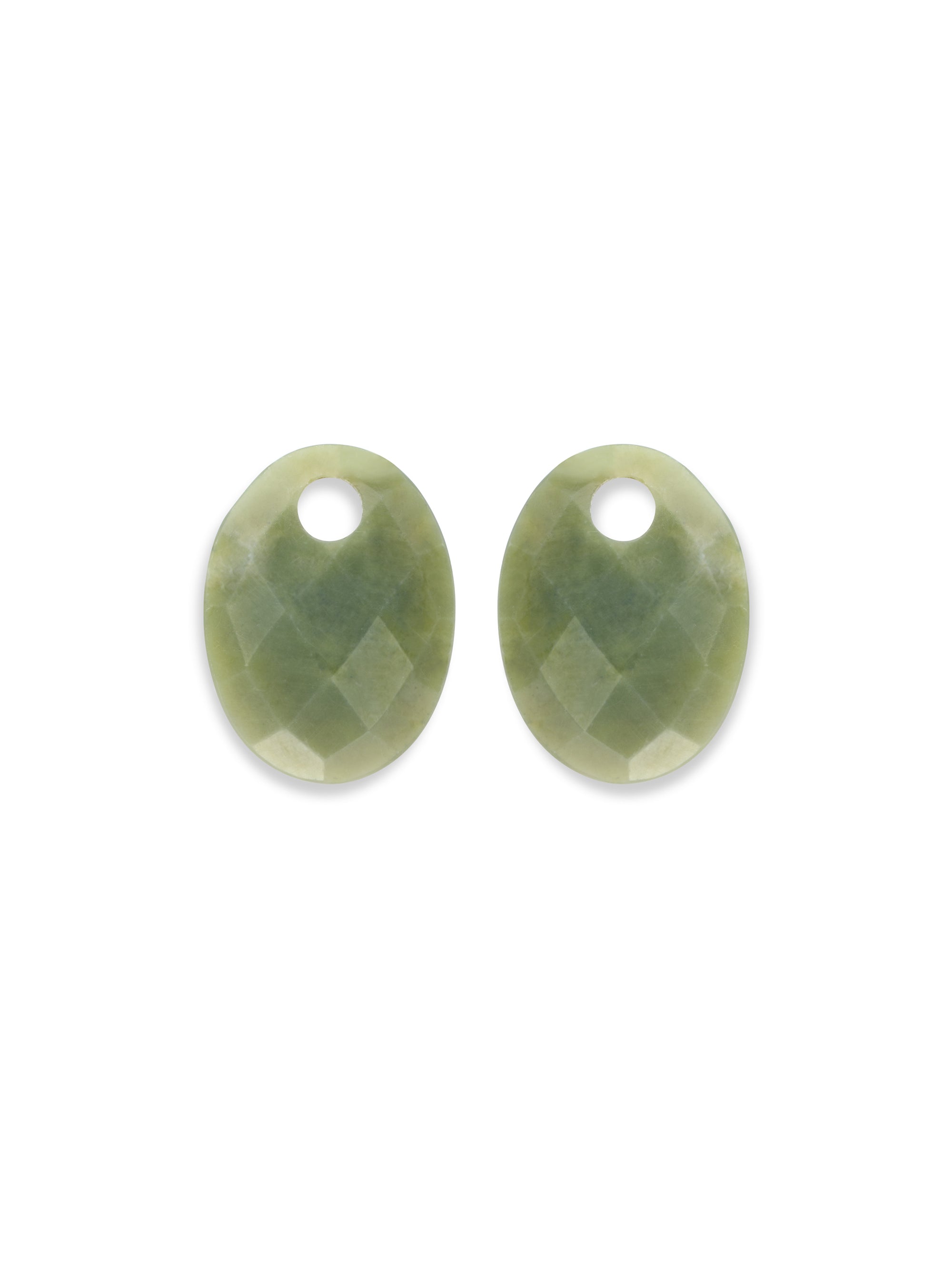 Southern Jade Medium Oval oorbel edelstenen