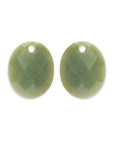 Southern Jade Large Oval oorbel edelstenen