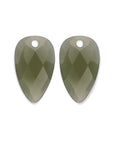 Lime Jade Blossom oorbel edelstenen