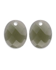 Lime Jade Large Oval oorbel edelstenen