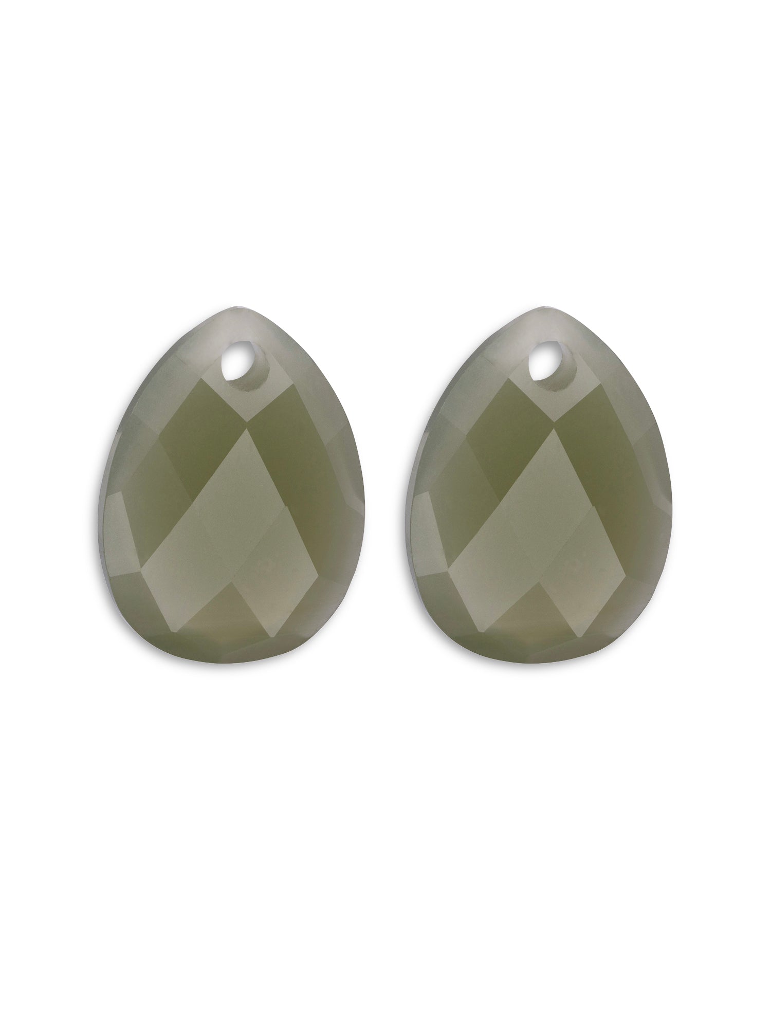 Lime Jade Afterglow oorbel edelsteen
