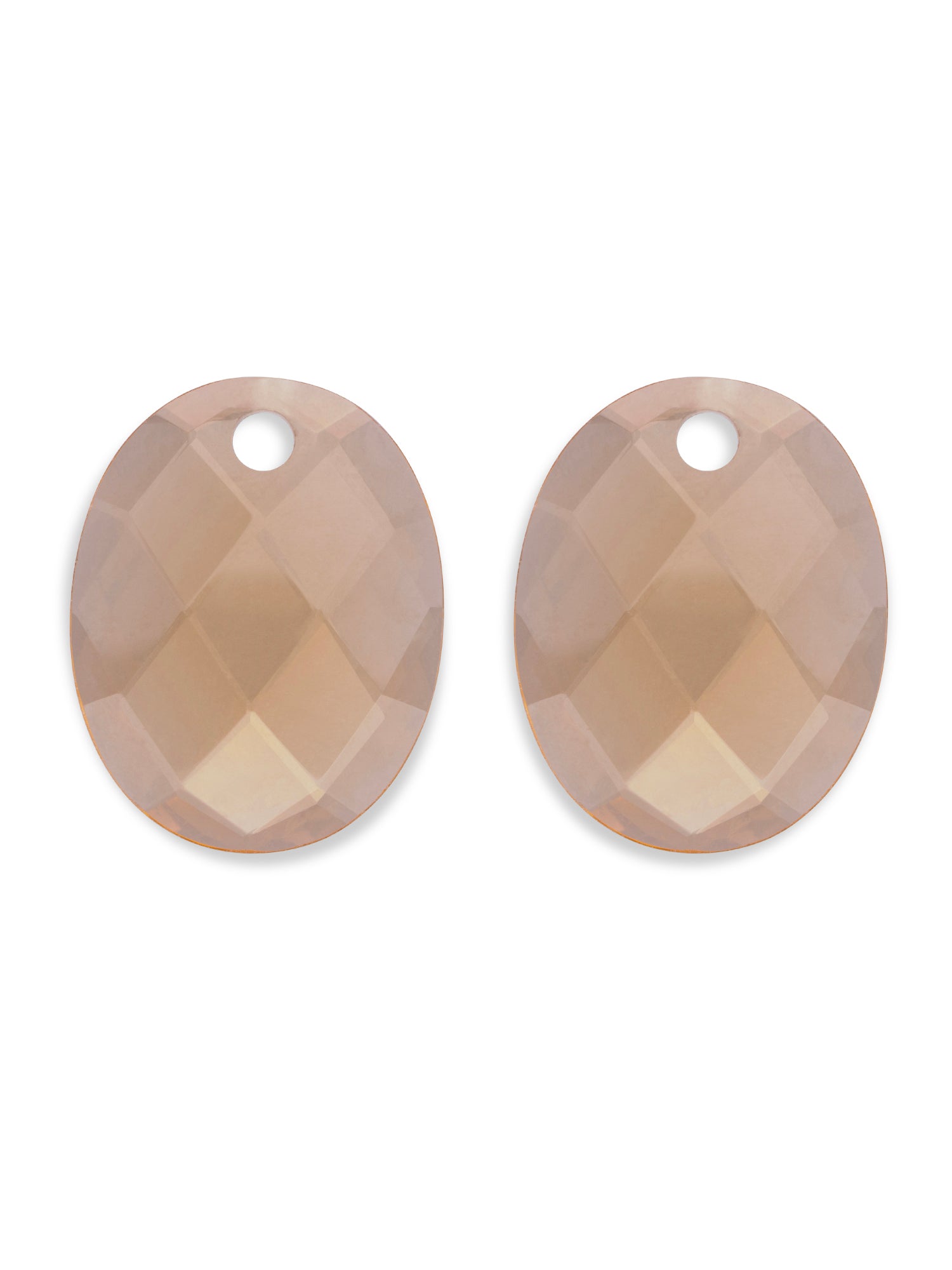 Light Citrine Quartz Large Oval oorbel edelstenen