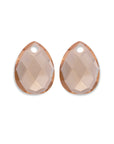 Light Citrine Quartz Afterglow oorbel edelsteen