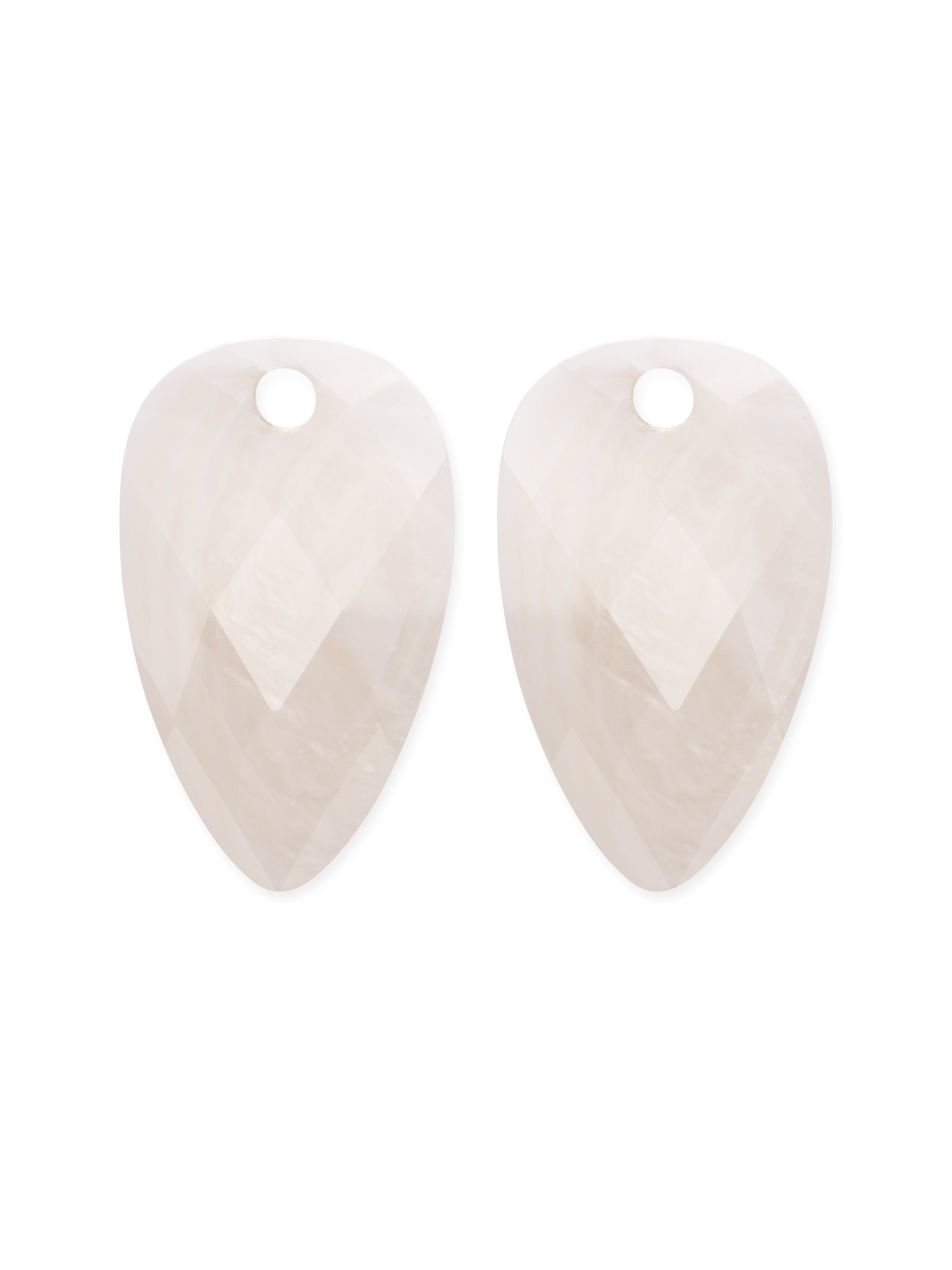 Mother of Pearl Blossom oorbel edelstenen