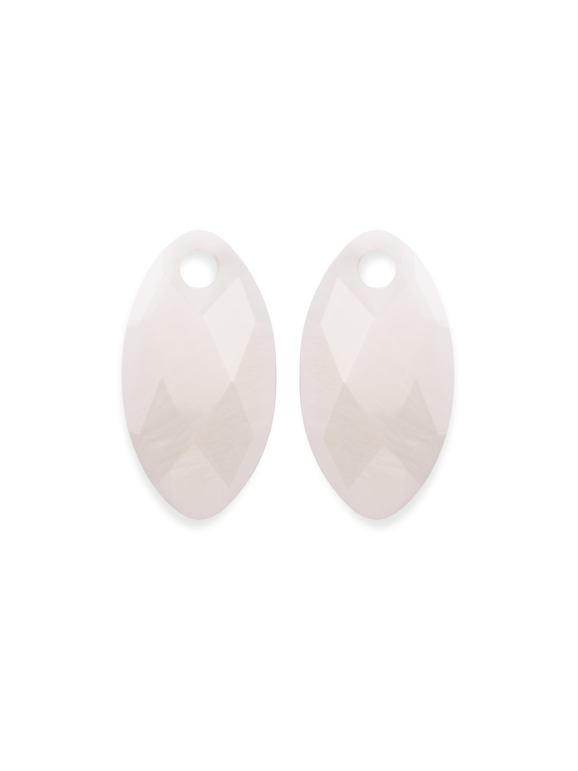 Mother of Pearl Leaf oorbel edelstenen