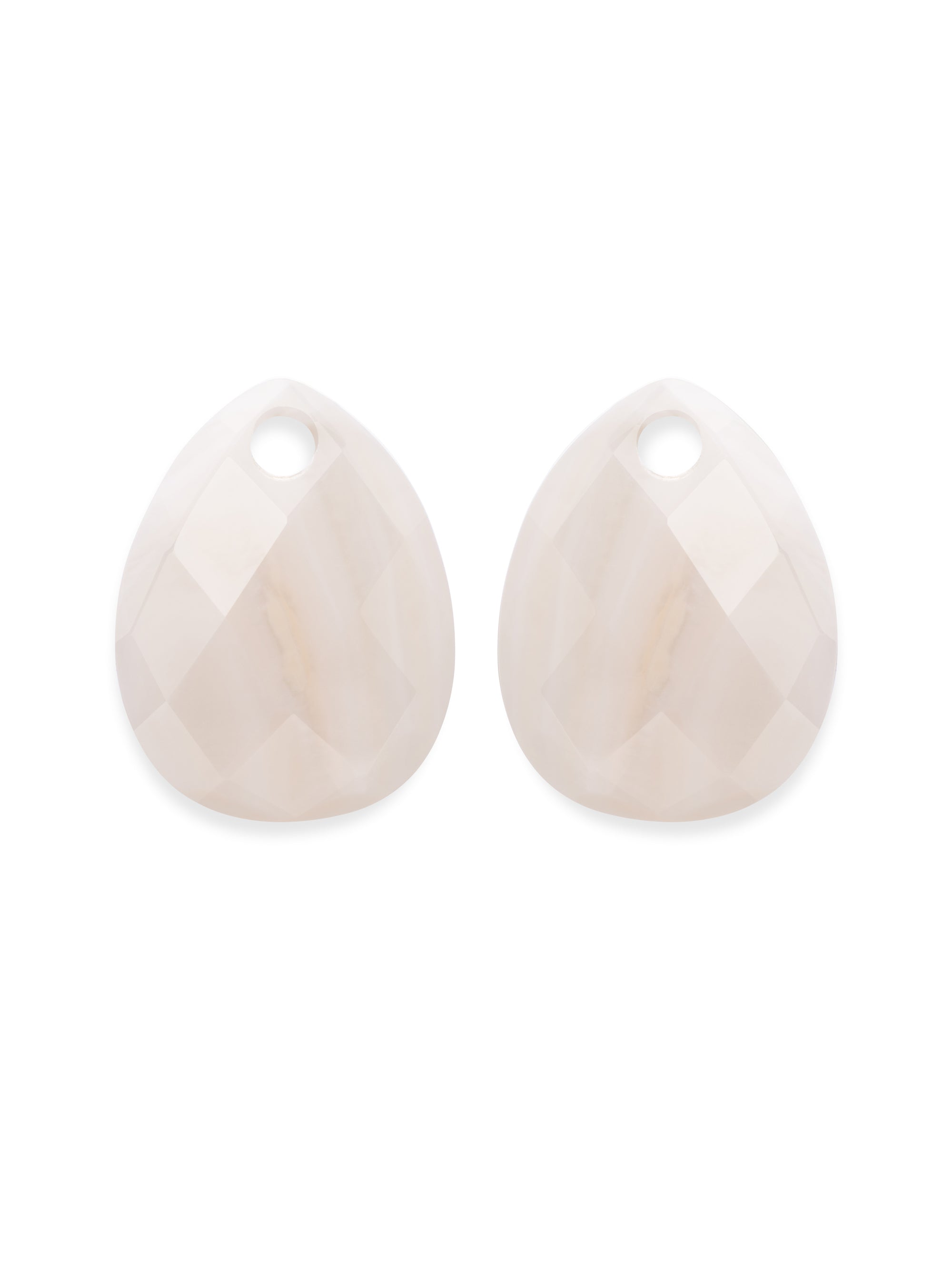 Mother of Pearl Afterglow oorbel edelstenen
