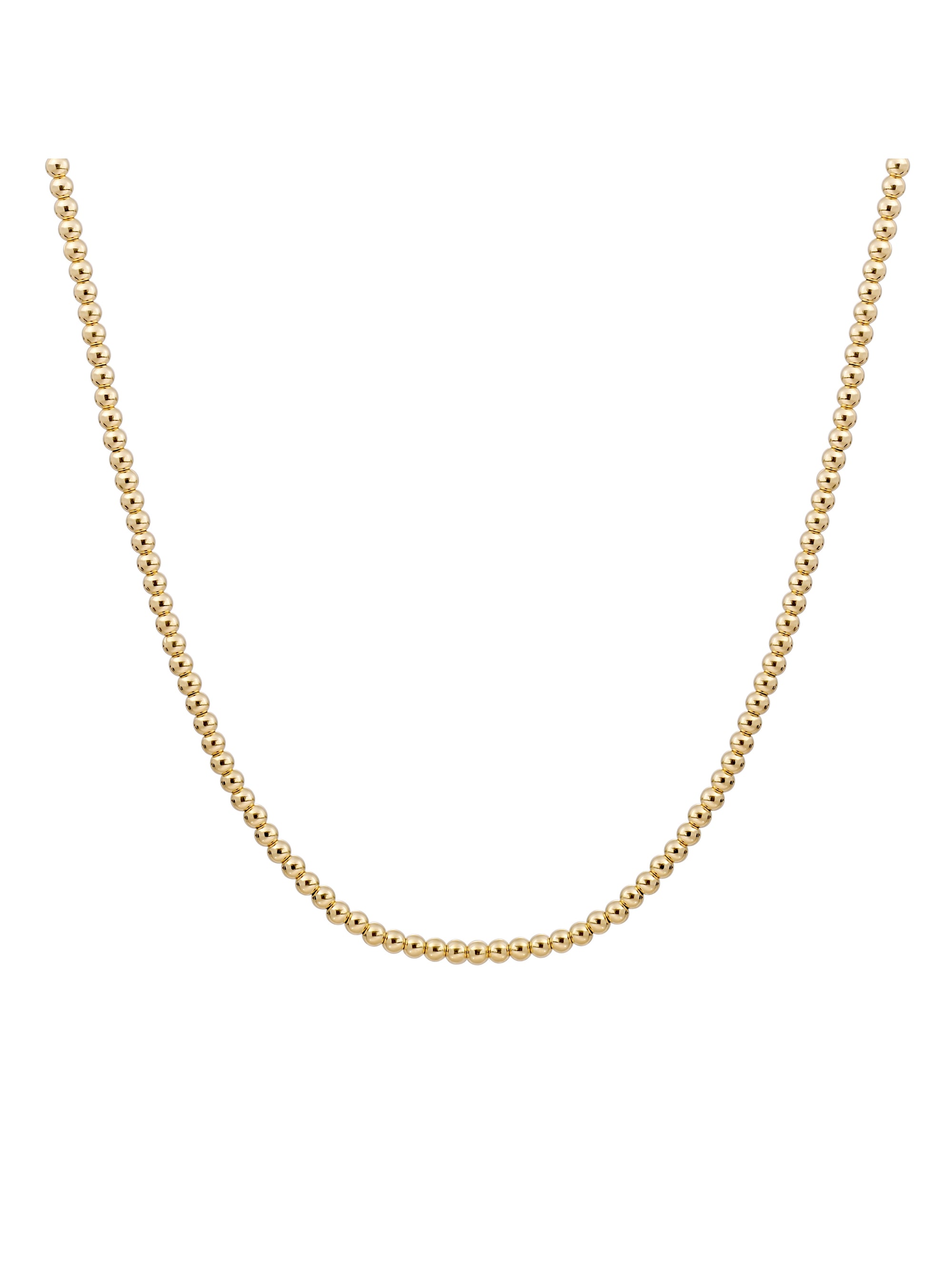 Essential Kralenketting Goudkleurig 3mm