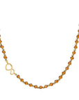 Link Ketting Citrine Quartz Mix l Goudkleurig