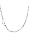 Link Ketting Moonstone Mix l Zilver