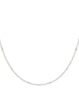 Moonstone Kralenketting 2mm Goudkleurig