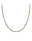 Tiger Eye Kralenketting 2mm Zilver