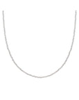 Labradorite Kralenketting 2mm Zilver