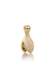 Hanger Leaf Celestial Crystal | Goudkleurig