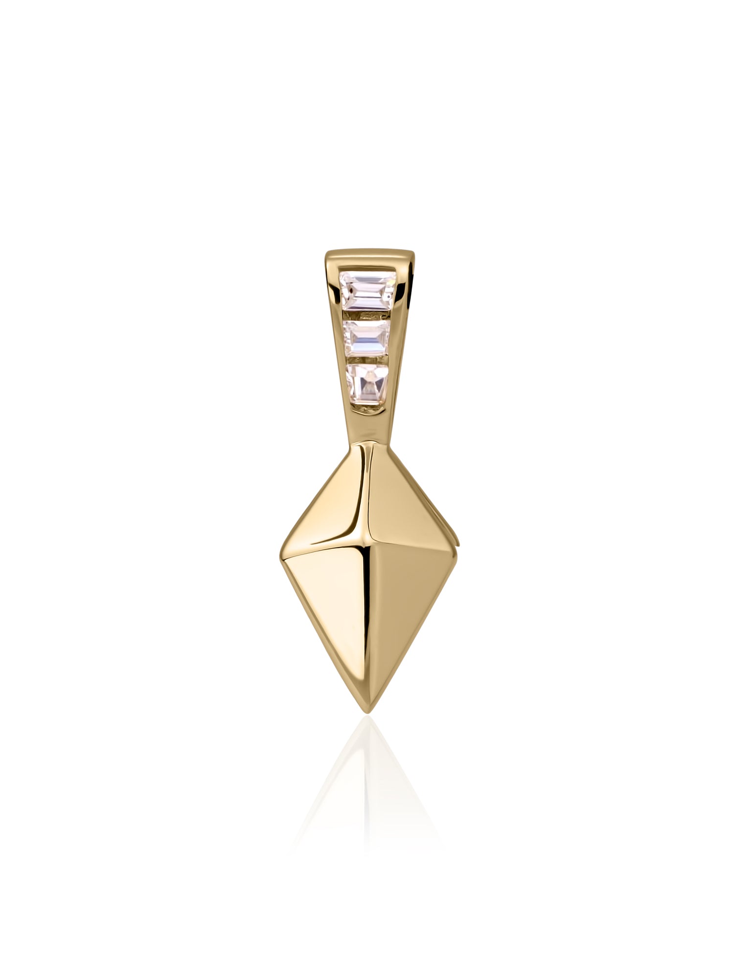 Pyramid Edge Hanger | Goudkleurig