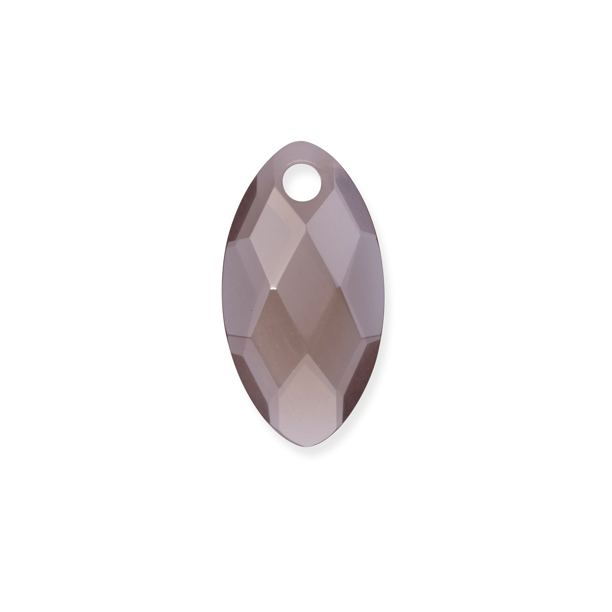 Smoky Quartz Leaf ketting edelsteen