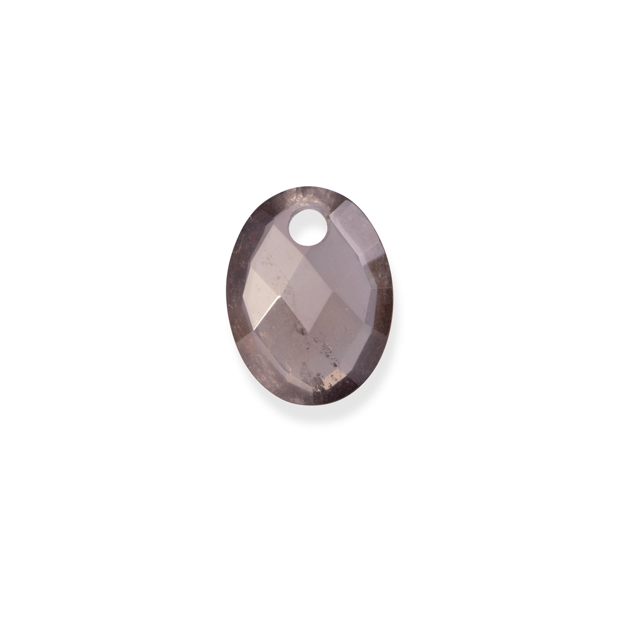 Smoky Quartz Medium Oval ketting edelsteen