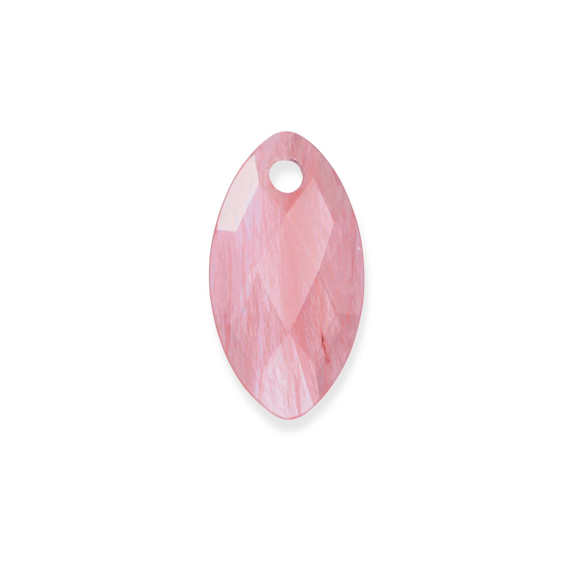 Leaf Cherry Quartz small ketting edelsteen facet