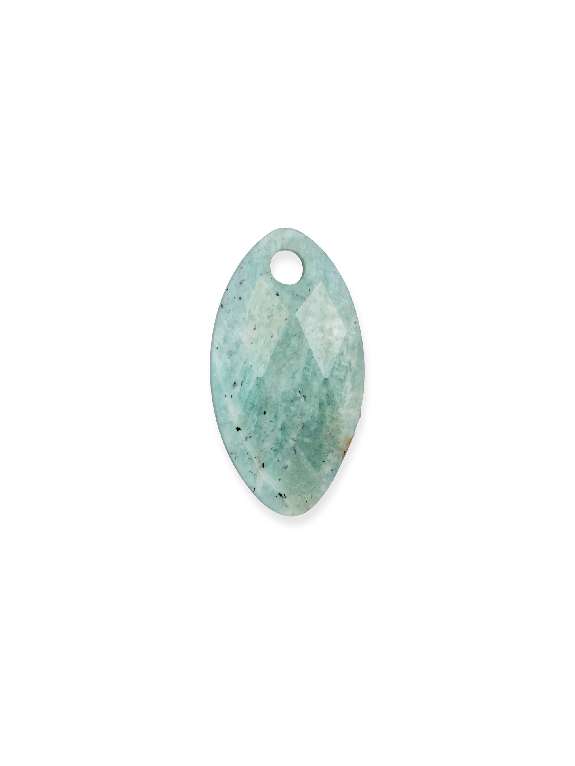 Rich Green Amazonite Leaf ketting edelsteen