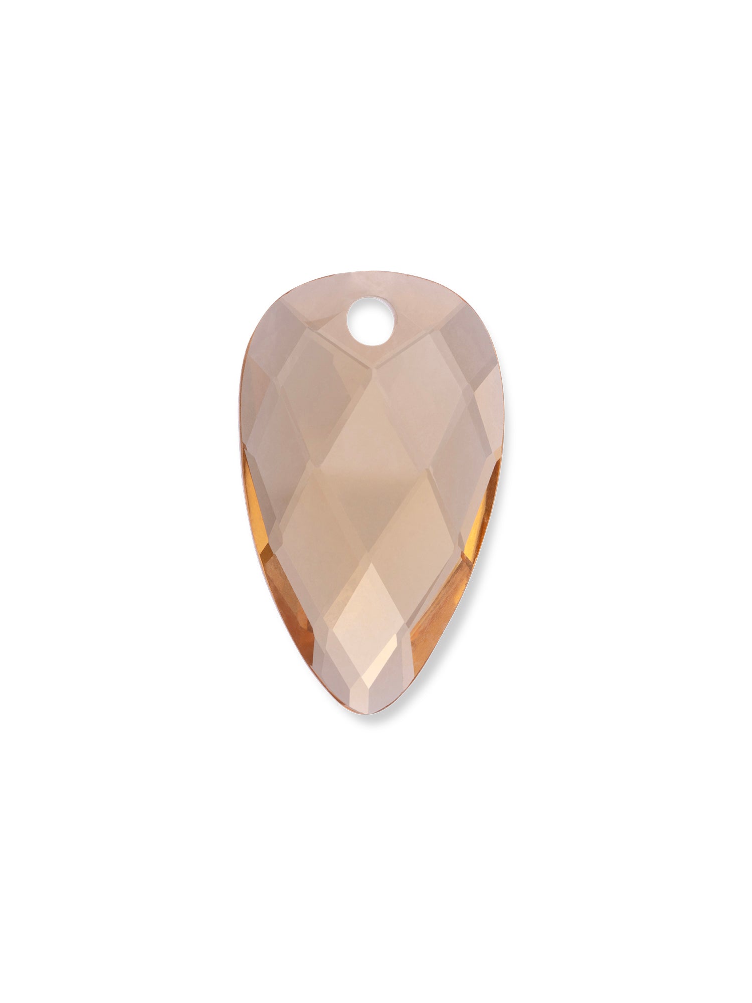 Light Citrine Quartz Blossom ketting edelsteen