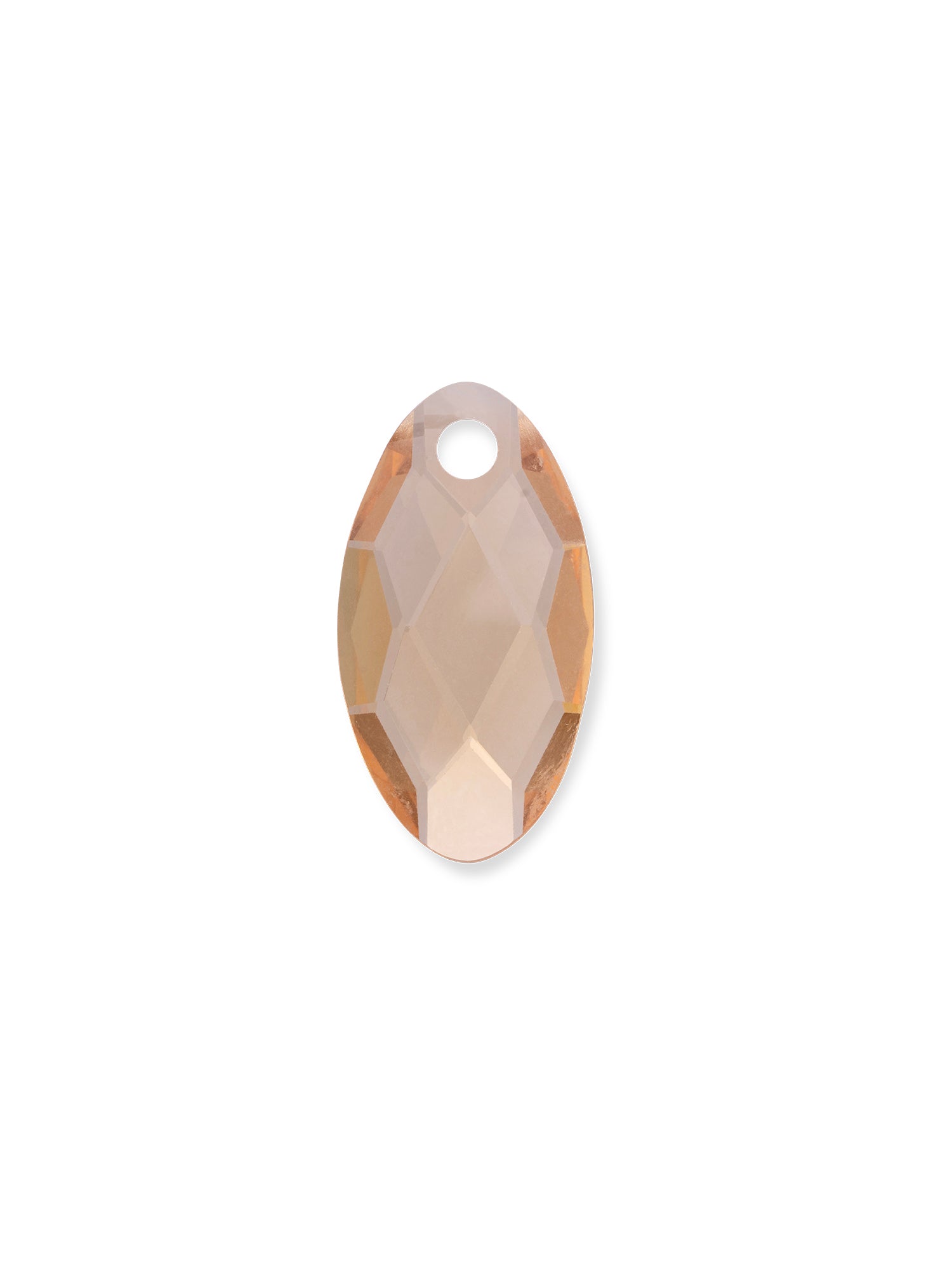 Light Citrine Quartz Leaf ketting edelsteen